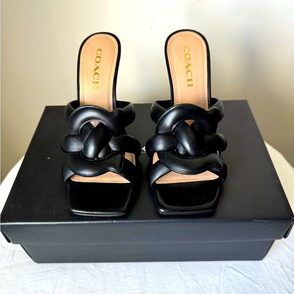 Coach Women’s Kellie Leather Sandal